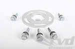 Wheel Spacer - 7mm - Hub Centric - Anodized with Bolts - Silver - Sold Individually