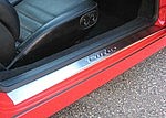 Jeu entrées de porte - inox brossé - logo "turbo" -  924/944 turbo