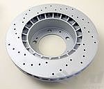 Front Sport Brake Disc - 298 x 28 mm - Drilled - Left - Multiple Models - With ABE