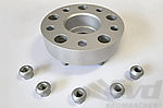 Wheel Spacer - 38 mm - Silver - Hub Centric - Sold Individually